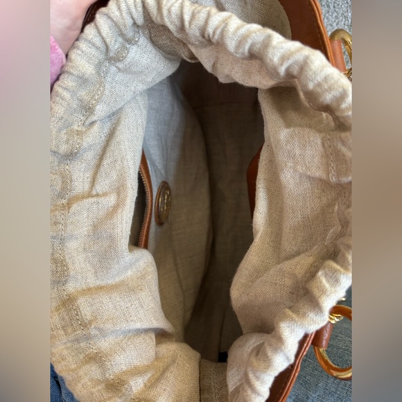 Tory Burch Rattan Charm Handbag, NWOT - Picture 6 of 6